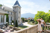 Terrasse d'une chambre charme