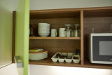 Kitchenette - © The Originals Résidence Grenoble Université Kitchenette