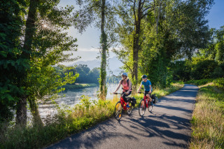 Les berges de l’Isère à vélo électrique_Grenoble