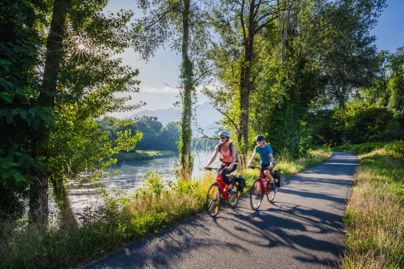 Les berges de l’Isère à vélo électrique_Grenoble